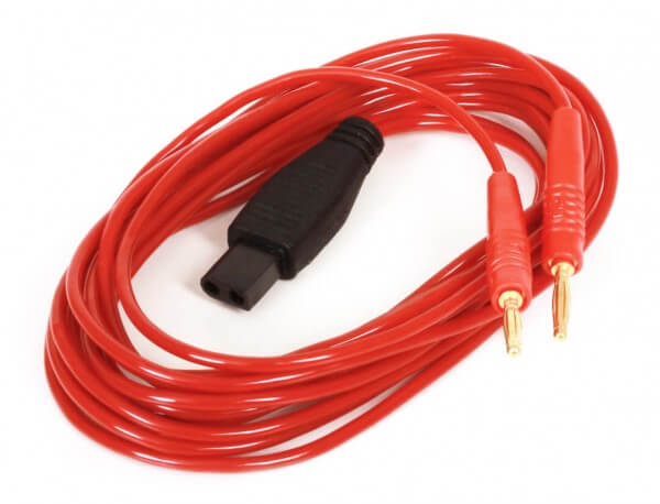 Elektrodenkabel für UROstim (Stecker-Typ 5, 1,5 m, rot)